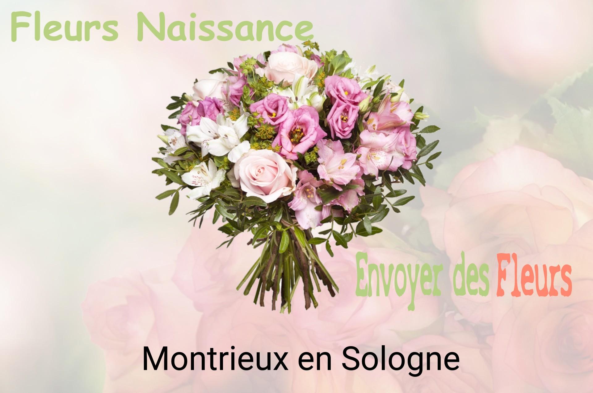 Bouquet de fleurs de naissance livré à Montrieux-en-Sologne